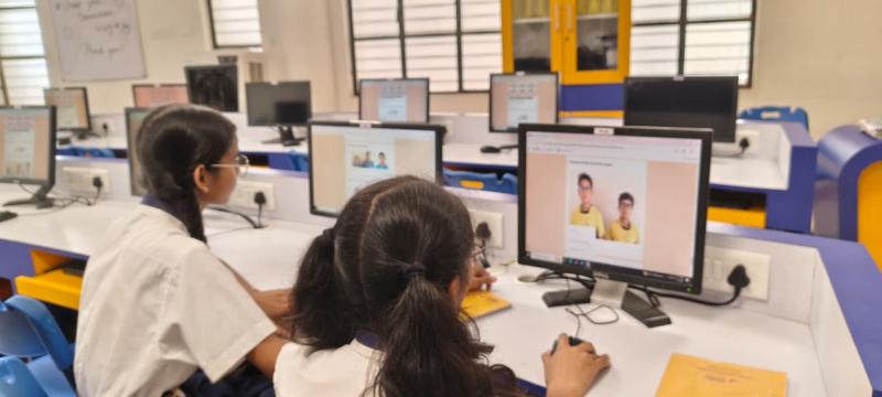 Digital Elections of Students Council jaipuria school Pratapgarh
