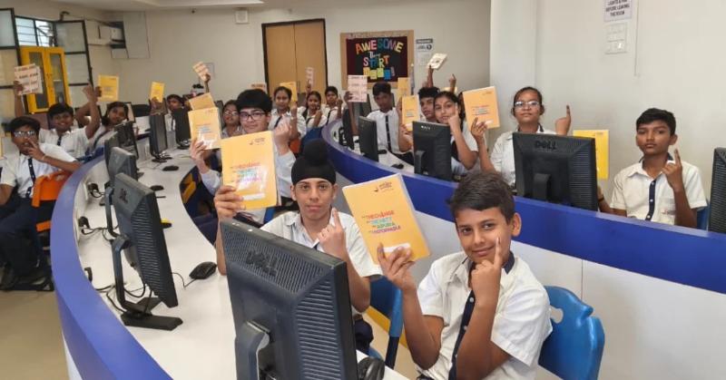 Digital Elections of Students Council jaipuria school Pratapgarh