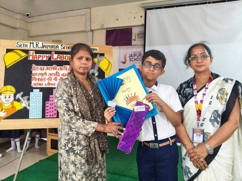 Labour Day Celebrations jaipuria school Pratapgarh