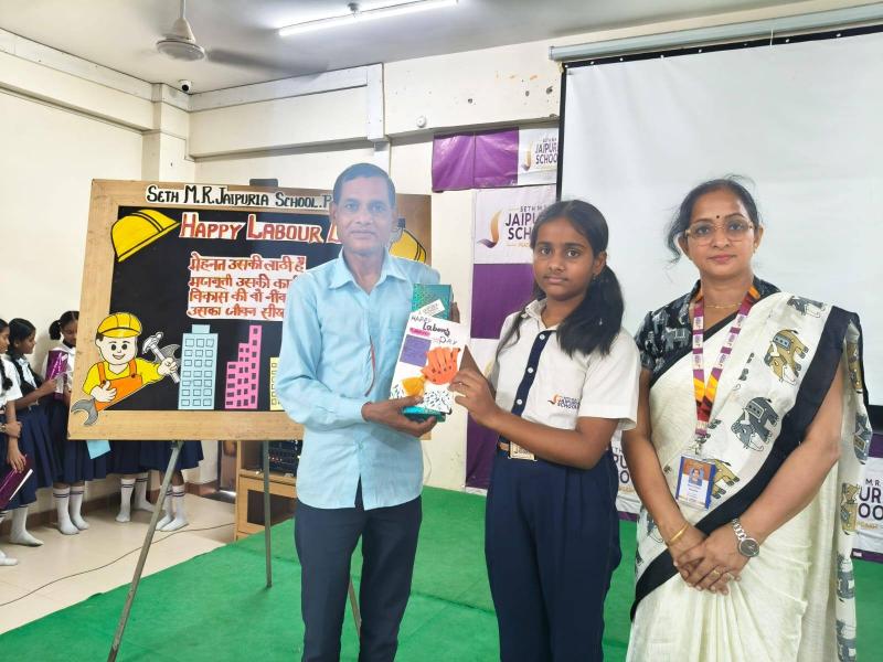 Labour Day Celebrations jaipuria school Pratapgarh