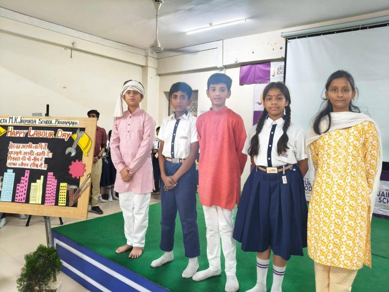 Labour Day Celebrations jaipuria school Pratapgarh