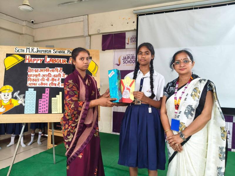 Labour Day Celebrations jaipuria school Pratapgarh